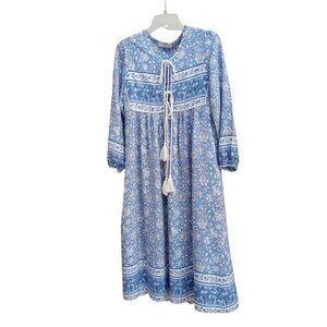 R Vivimos boho long sleeve dress sz XS 0/2